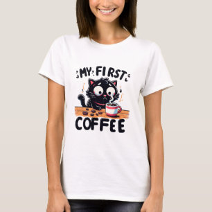 Första Svarta Kaffeäventyret T Shirt