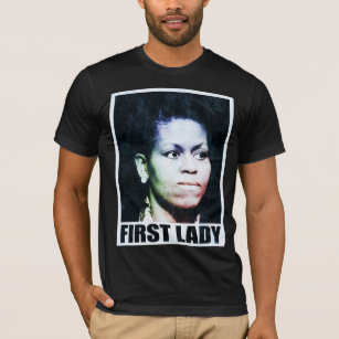Första T-tröja för dam Michelle Obama Tröja