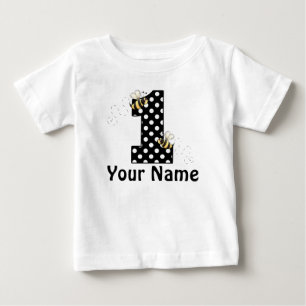 Första T-tröja för födelsedaghumlapersonlig T Shirt