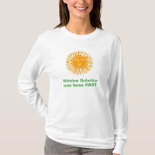 Första T-tröja för vintersolstice T Shirt