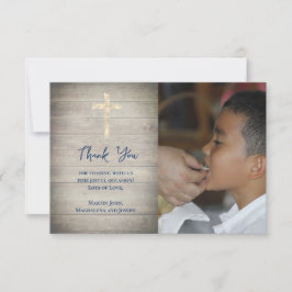 Första tackkortet från Communion Inbjudningar