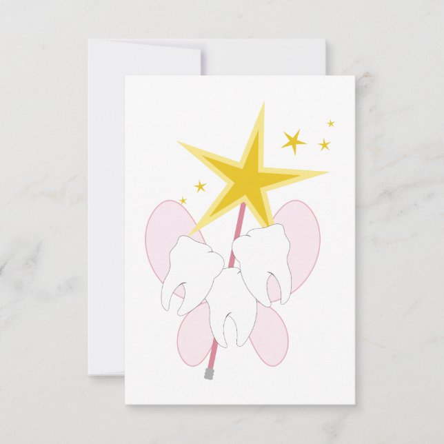 Första tandköttsbesöket tack kort (Framsida)