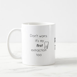 Första tandutdragningen! kaffemugg