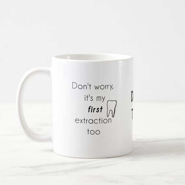 Första tandutdragningen! kaffemugg (Vänster)