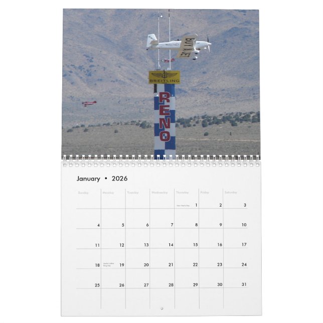 Första tävla för jetformel en kalender (Jan 2026)