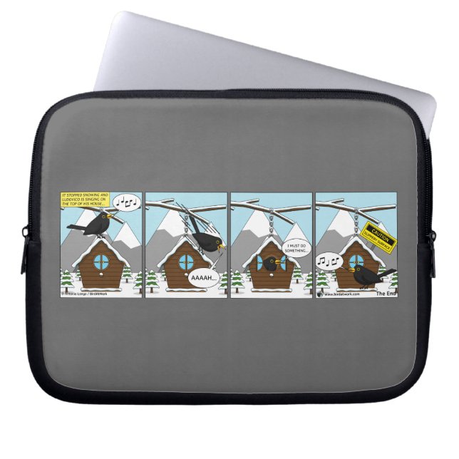 Första Tecknaden Laptop Fodral (Framsidan)
