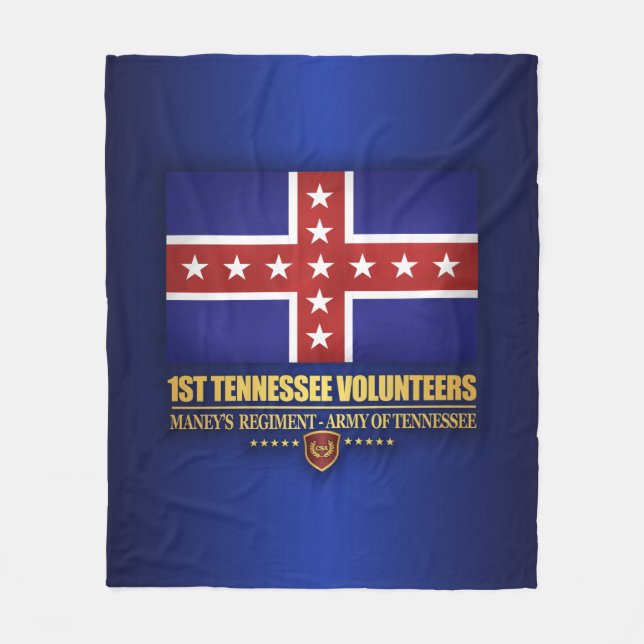 Första Tennessee Infantry (F10) Fleecefilt (Framsidan)