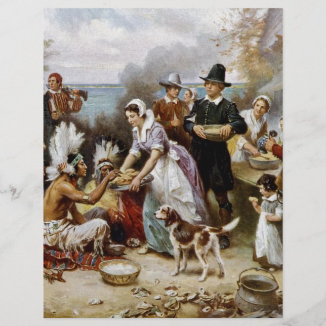 Första thanksgivingen (Framsida)