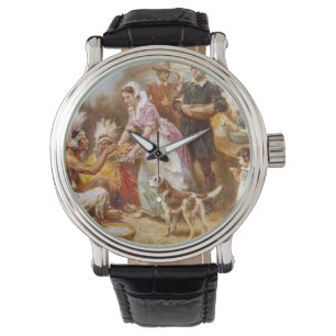 Första Thanksgivingen 1621 Armbandsur