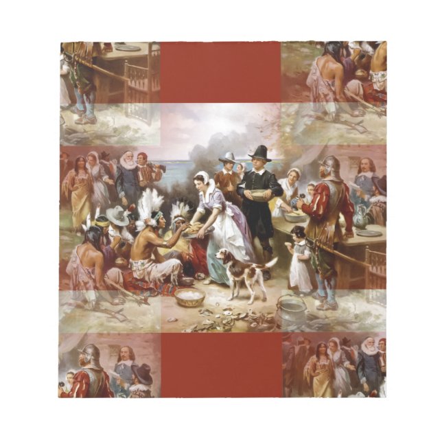 första thanksgivingen anteckningsblock (Framsida)