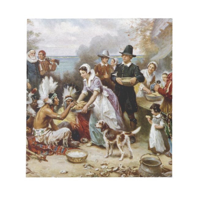 Första thanksgivingen anteckningsblock (Framsida)