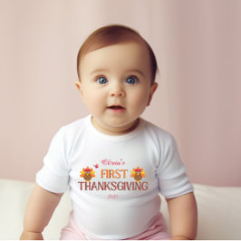 Första Thanksgivingen Lägg till en vit flicka från T Shirt
