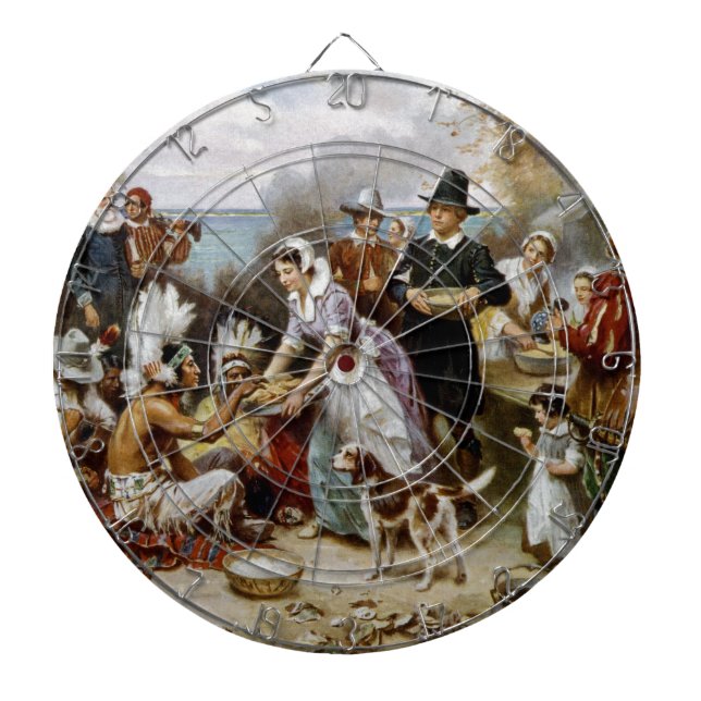 Första thanksgivingen piltavla (Framsidan)