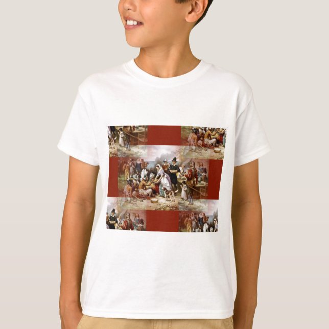 första thanksgivingen t-shirt (Framsida)