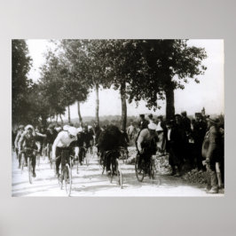 Första Tour de France 1903 Första Kilometer Cyklin Poster