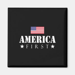Första trumpen 2024 America First Magnet