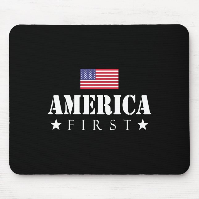 Första trumpen 2024 America First Musmatta (Framsidan)