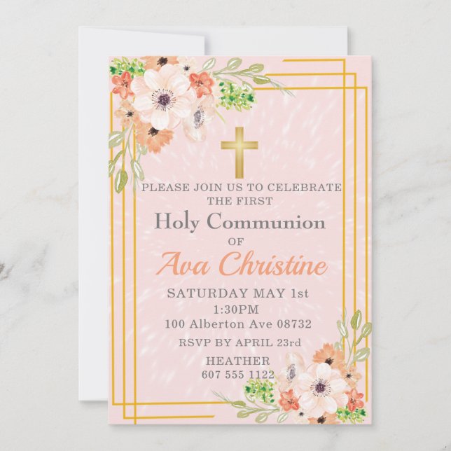 Första unionen Inbjudan (Framsida)