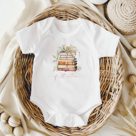 Första utgåvan Storybook Baby Shower Bokar Blommig T Shirt