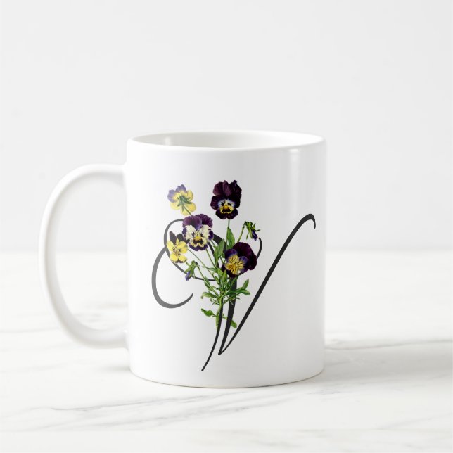Första V med Vintage Violas Kaffemugg (Vänster)