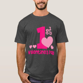 Första valentinens mörk Grundläggande manar`ST-Shi T Shirt
