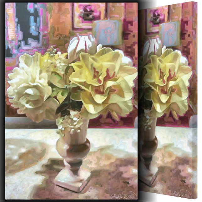 Första Vår blommor PCM1 Art Canvastryck (Skapare uppladdad)