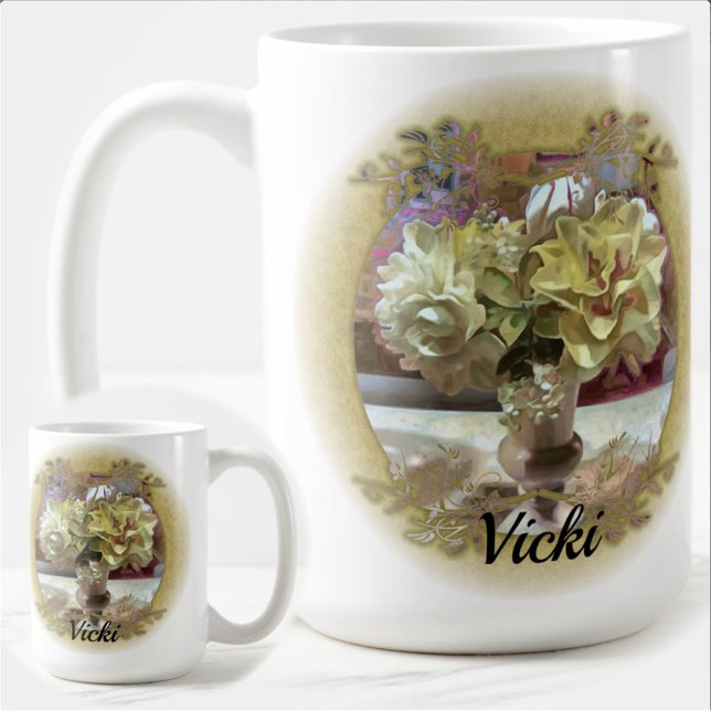 Första Vår blommor PCM1 Kaffemugg (Skapare uppladdad)