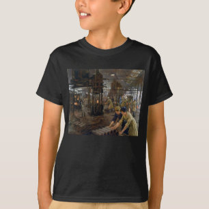 Första världskriget 1918 Kvinnor som arbetar på en T Shirt