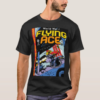 Första världskriget Flygande ess rolig flicka tjej T Shirt