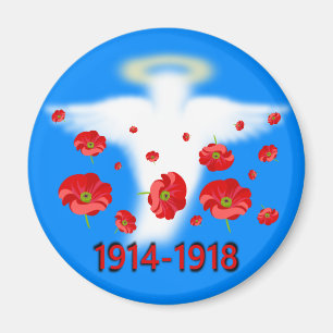 Första världskrigets slut 100-årsjubileum magnet