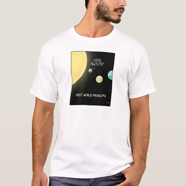 Första världsproblem t-shirt (Framsida)
