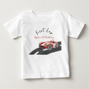 Första varvet Racingbil 1-årsdag T Shirt
