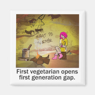 Första Vegetarmagneten Magnet