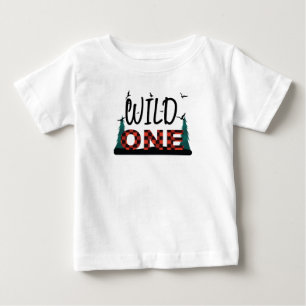 Första vilden på 1:a födelsedag en buffelplaskj t shirt