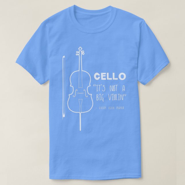 Första World Cello Problems T Shirt (Design framsida)