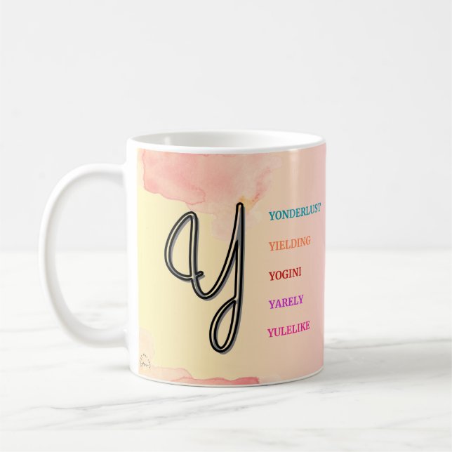 Första "Y"-Mugg (11oz) Kaffemugg (Vänster)