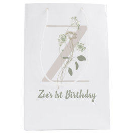 Första Z med mjuk färg-blomma Anpassningsbar