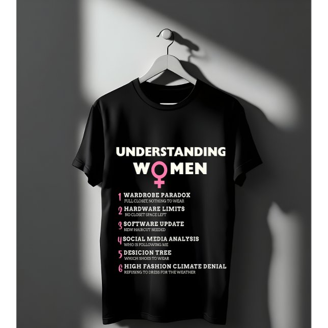 Förståeliga kvinnor t shirt (Skapare uppladdad)