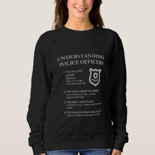 Förståelse av poliser - svart t shirt