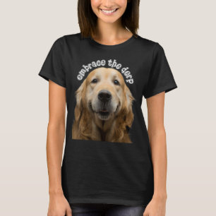 Förstärka Derp Derpy Hund Derpy Golden Retriever T Shirt