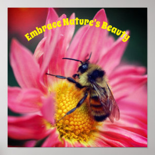 Förstärka naturen med Daisyn inspirationell Poster