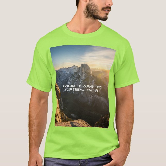 Förstärka resan: Naturens styrka T Shirt (Framsida)