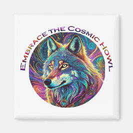 Förstärka Vargen Cosmic Howl Magnet