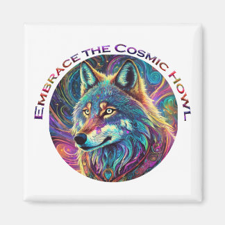 Förstärka Vargen Cosmic Howl Magnet