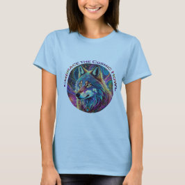 Förstärka Vargen Cosmic Howl T Shirt