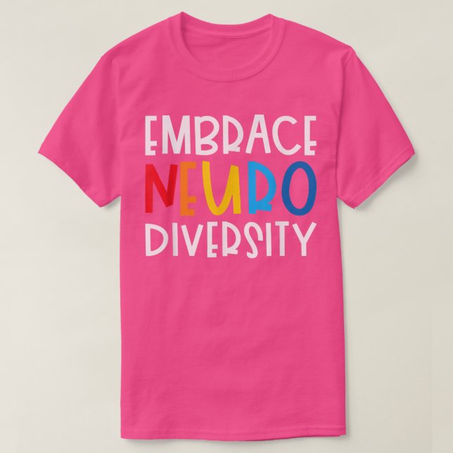 Förstärkning av den nya antimångfalden Adhd Autism T Shirt (Design framsida)
