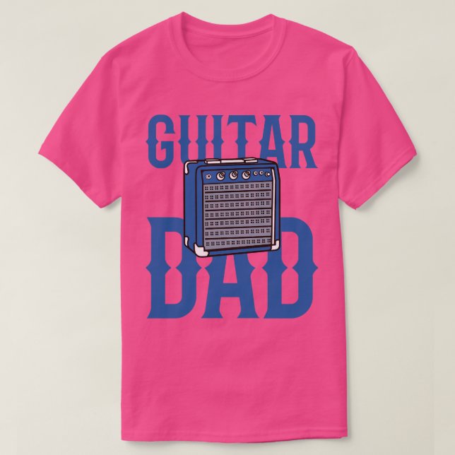 Förstärkning av Guitar Pappa T Shirt (Design framsida)