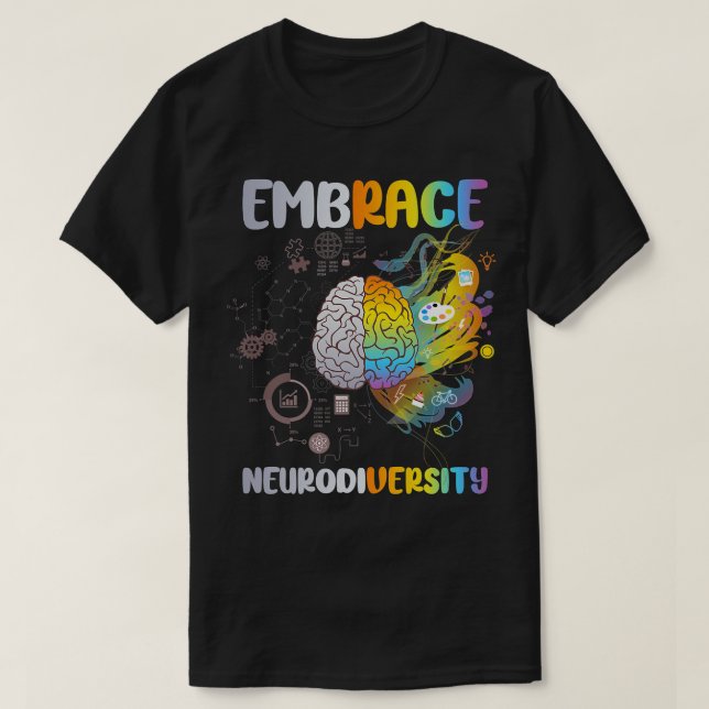 Förstärkning av hjärnan i nervsystemet Förstärka A T Shirt (Design framsida)