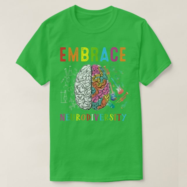 Förstärkning av hjärnan i nervsystemet Förstärka A T Shirt (Design framsida)