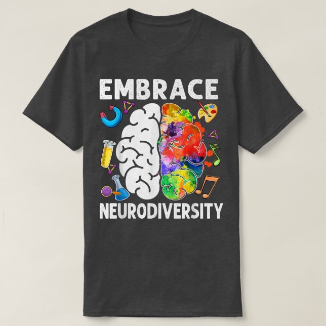 Förstärkning av hjärnan i nervsystemet Förstärka A T Shirt (Design framsida)